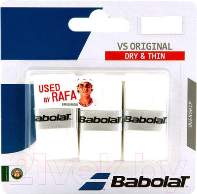 Овергрип Babolat VS Grip Original / 653040-101 (3шт, белый)
