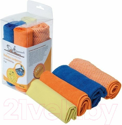 Набор салфеток хозяйственных Airline AB-V-06 (4шт)