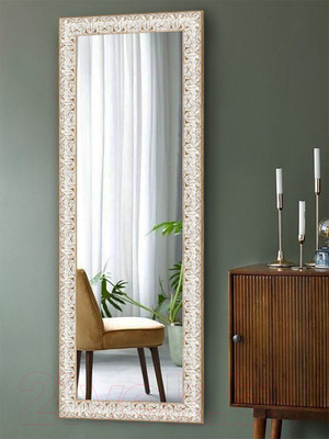 Зеркало Декарт Настенное в раме 8Л3642 (серебристый перламутр)