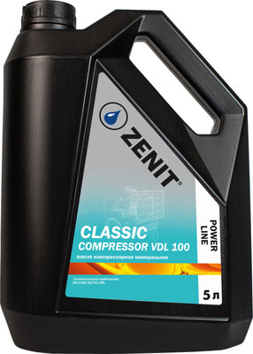Индустриальное масло Zenit Power Line Classic Compressor VDL 100 / 21300215 (5л)