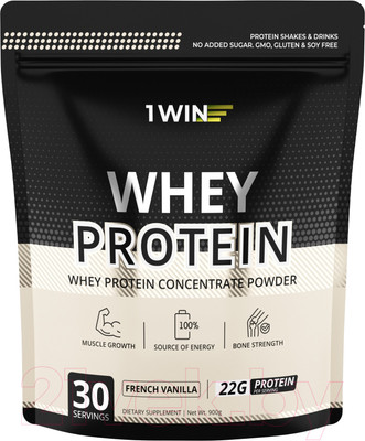 Протеин 1WIN Whey Protein (900г, французская ваниль)