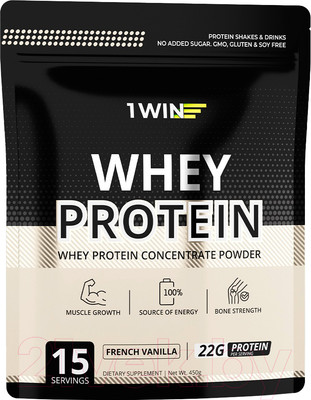 Протеин 1WIN Whey Protein (450г, французская ваниль)