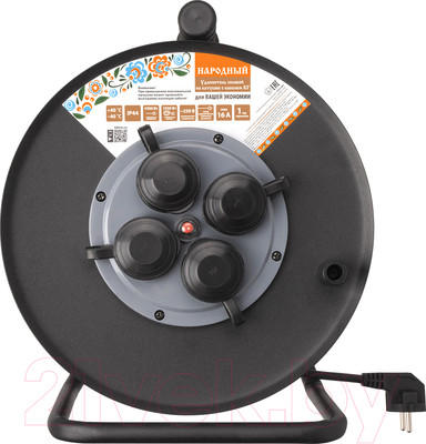 Удлинитель на катушке TDM SQ1307-0170