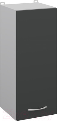 Шкаф навесной для кухни Кортекс-мебель Корнелия Лира ВШ30 (антрацит)