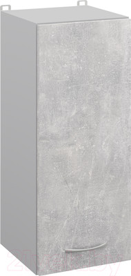 Шкаф навесной для кухни Кортекс-мебель Корнелия Лира ВШ30 (ателье светлый)