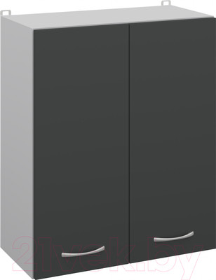 Шкаф навесной для кухни Кортекс-мебель Корнелия Лира ВШ60 (антрацит)