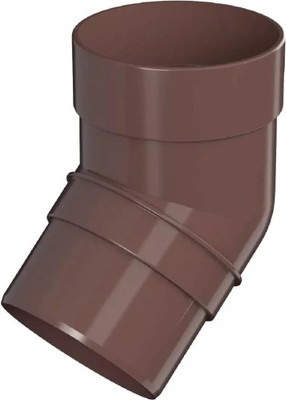 Колено трубы водосточной Технониколь Оптима 079508 (коричневый)