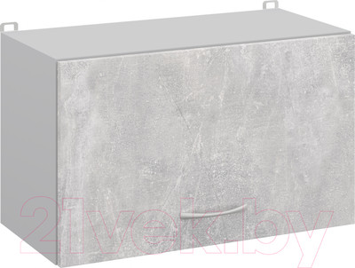 Шкаф под вытяжку Кортекс-мебель Корнелия Лира ВШГ60-1г-360 (ателье светлый)