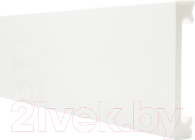 Плинтус Winart Quadratum Pro 80мм Белый матовый (2м)