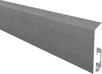 Плинтус КТМ-2000 Дюрополимер ПВБ80-614В (2м, дуб грей)