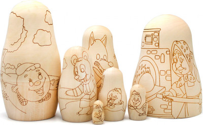 Набор заготовок для творчества Брестская Фабрика Сувениров По мотивам русских сказок / blank7_fairy