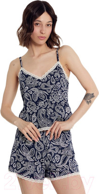 Пижама Mark Formelle 562320/1 (р.164/170-84-90, пейсли на темно-синем-1)
