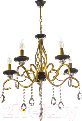 Люстра Aitin-Pro НСБ 01-5х60-105 / NH5509/5 (золото/черный)