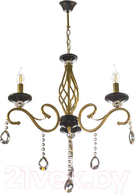 Люстра Aitin-Pro НСБ 01-3х60-105 / NH5509/3 (золото/черный)