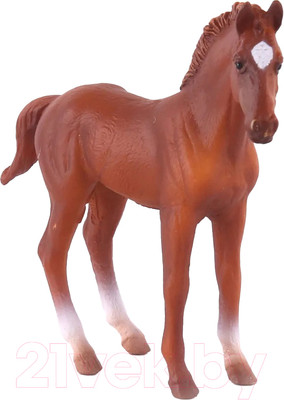 Фигурка коллекционная Collecta Жеребец чистокровный / 88671b  (каштановый)
