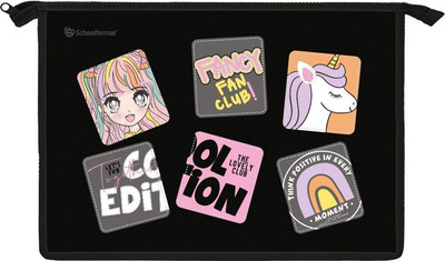 Папка для тетрадей Schoolformat Комикс аниме / ПТПМА4-КА (черный)