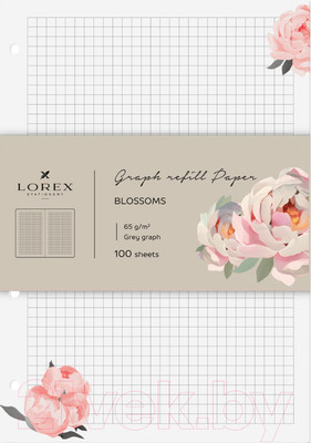 Сменный блок листов Lorex Blossoms / LXRBGR-BLS (100л)