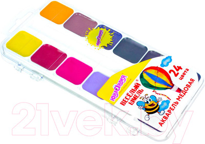Акварельные краски Юнландия 192363 (24цв)