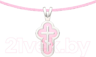 Крестик из серебра ZORKA 0520012.03.REL (со шнуром 55см)