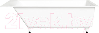 Ванна из искусственного камня Salini Cascata 180x80 / 104213M (S-Sense, матовый)