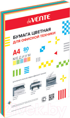 Бумага deVente 2072806 (250л, 5цв)