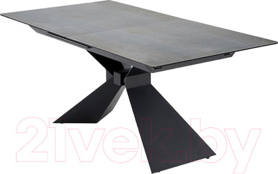 Обеденный стол Halmar Luciano (синий мрамор/черный)