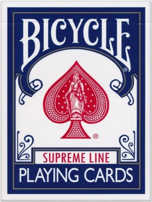 Игральные карты Bicycle Supreme Line Standard Index Blue / 1043334-b