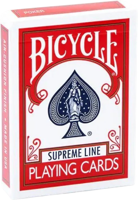 Игральные карты Bicycle Supreme Line Standard Index Red / 1043334-r