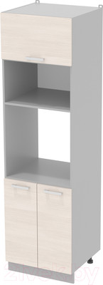 Шкаф-пенал кухонный Интерлиния Компо ПШД-№18-2145 (вудлайн кремовый)