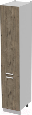 Шкаф-пенал кухонный Интерлиния Компо НШП-№2-2145 (дуб веллингтон)