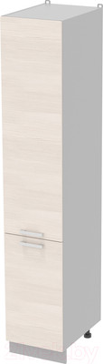 Шкаф-пенал кухонный Интерлиния Компо НШП-№2-2145 (вудлайн кремовый)