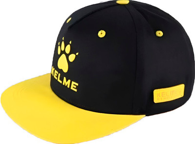 Бейсболка Kelme Cap / K902C-005 (XS, черный/желтый)