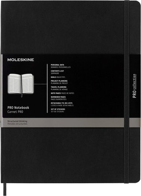 Записная книжка Moleskine Professional Soft XLarge / 406954 (96, черный)