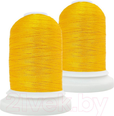 Набор вышивальных ниток Sentex 120D/2 1000 ярд B202-2 (ярко-желтый)