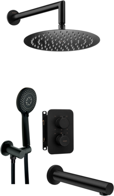 Душевая система со смесителем Deante Thermo Nero-5T