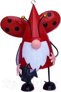 Фигурка для сада Klesto Красный гном с лейкой Z26826A