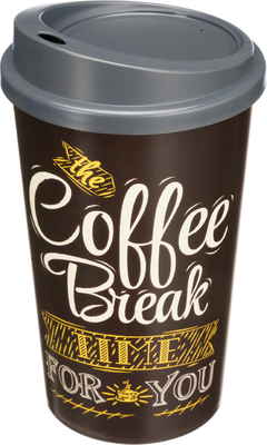 Многоразовый стакан Phibo Coffe / 435239414  (коричневый)