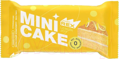Набор протеиновых пирожных ProteinRex Лимонный тортик (8x40г)