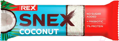 Набор протеиновых батончиков ProteinRex Snex кокос (12x40г)