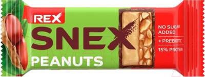 Набор протеиновых батончиков ProteinRex Многослойный глазированный арахис (12x50г)