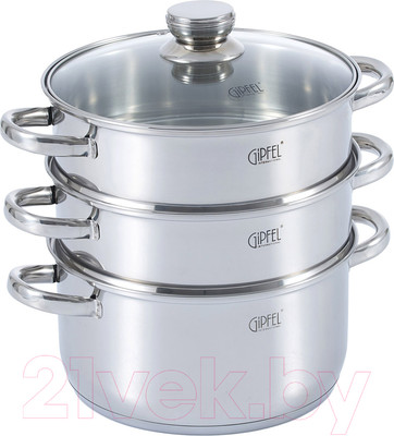 Кастрюля-пароварка Gipfel Salina 1309