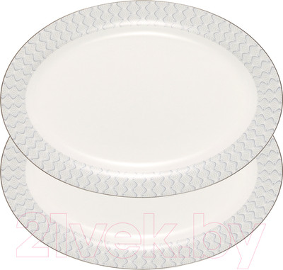 Набор тарелок Gipfel Caroline 42931 (2шт, белый)