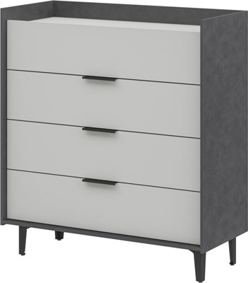 Комод Мебель-Неман Модена МН-048-16-Ц1 (лунный камень/металл бруклин)