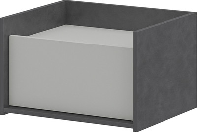 Прикроватная тумба Мебель-Неман Модена МН-048-06-Ц1 (лунный камень/металл бруклин)