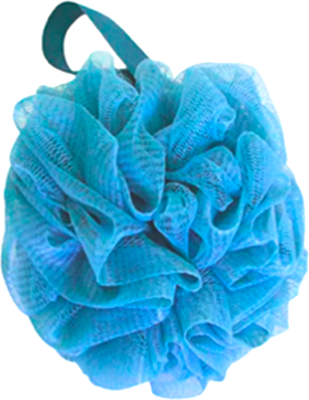 Мочалка для тела Cupellia SPA Шар / B70 (голубой)