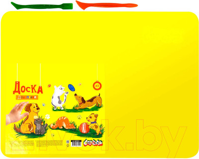 Доска для лепки Каляка-Маляка ДДЛКМ-Б (желтый)