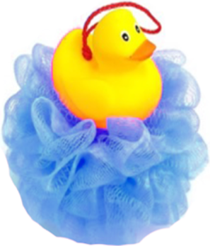 Мочалка для тела Cupellia SPA Kids Okeania арт. 4 CN6 (голубой)