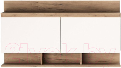 Антресоль Памир Гретта 1200 (крафт золотой/белый)