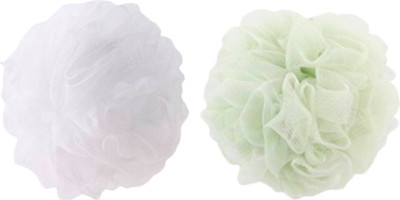 Набор мочалок для тела Cupellia SPA Н067-70 (белый/салатовый)