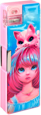 Пенал Феникс+ Розовая девочка / 65324